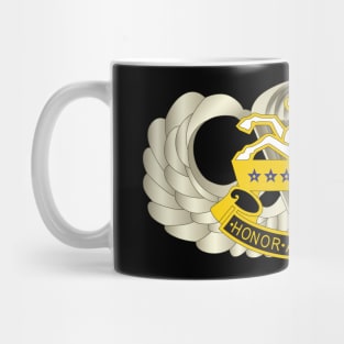 8th Cavalry DUI w Basic Airborne Badge wo Txt Mug